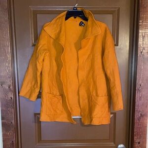 Eileen Fisher Vibrant Orange Blazer